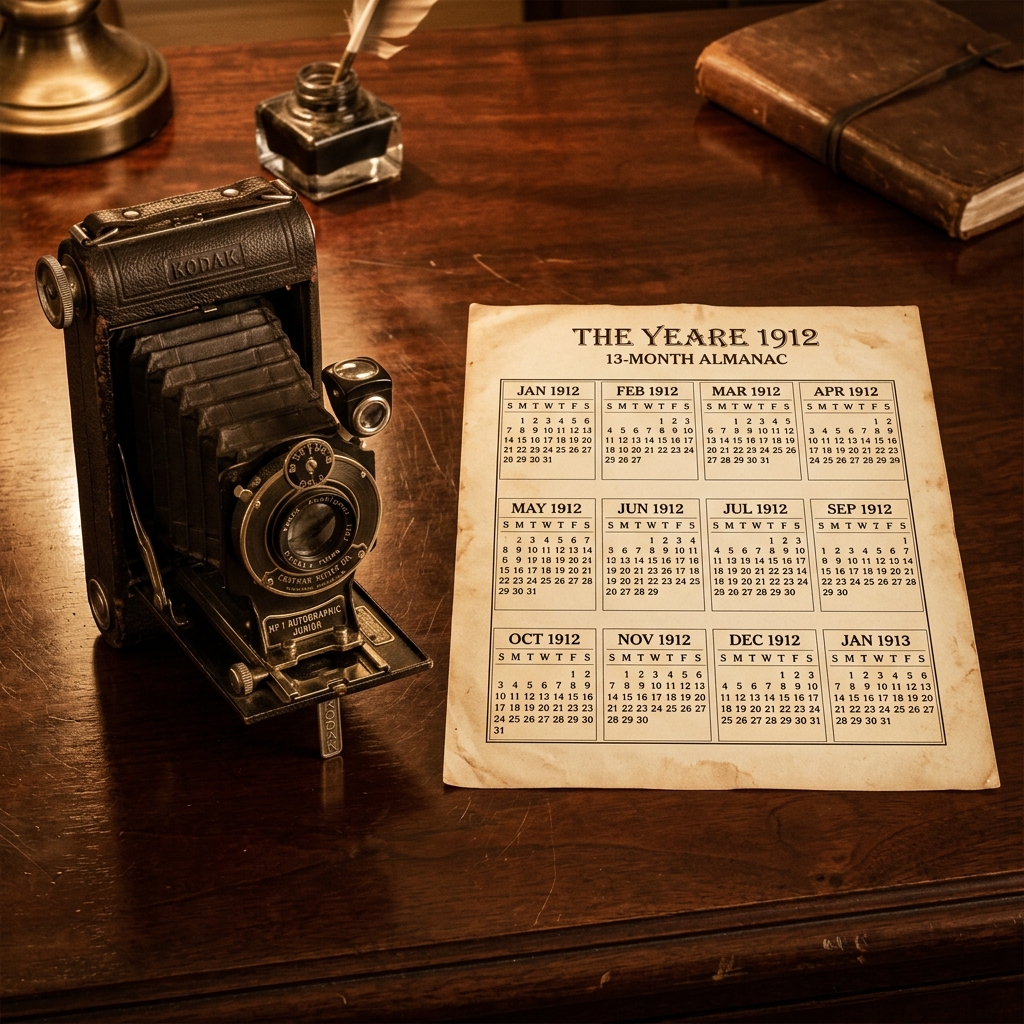 George Eastman's Desk and Kodak Calendar
